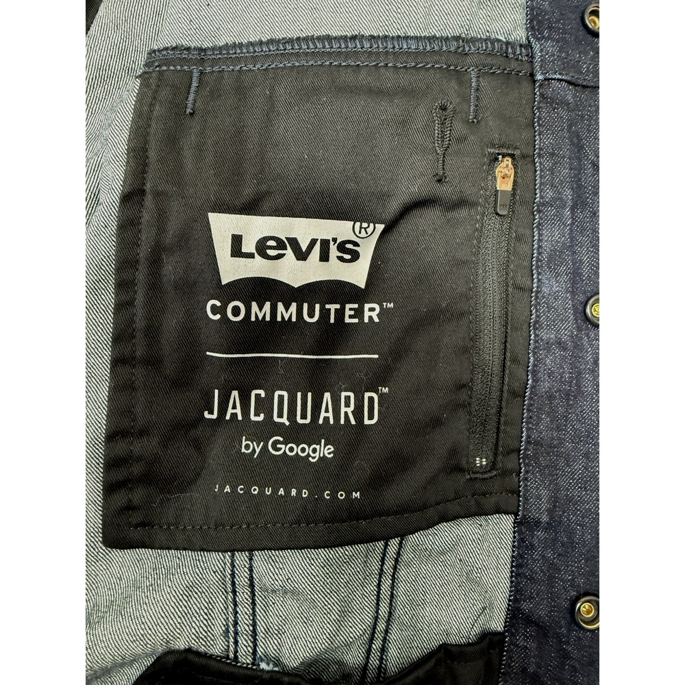 Levi's Strauss & Co. Denim Men's Commuter Jacquard by Google US Size Large - Picture 4 of 11